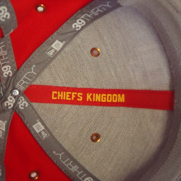 Kansas City Chiefs New Era NFL Sideline Home Official 39Thirty Flex Hat Med/Lrg - Picture 5 of 10